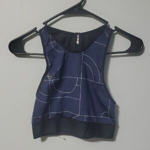 Ultracor Sports Bra Womens Size M Medium Blue Black White Sportsbra Active